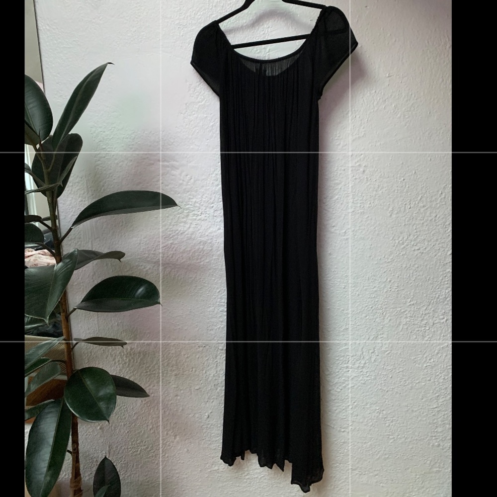 Reformation sheer maxi dress